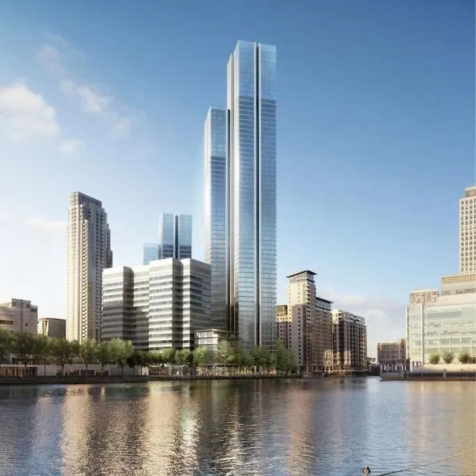 لندن Skyview Waterside City Luxury Apartment