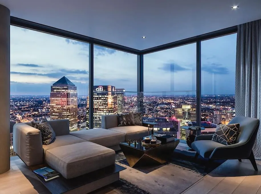لندن Skyview Waterside City Luxury Apartment